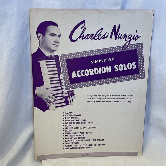 My Blue Heaven Simplified Accordion Sheet Music Whiting Donaldson 1947 Leo Feist - Picture 3 of 7